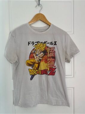 Dragon Ball Z Graphic T-Shirt - White Size Medium Anime Tee